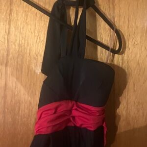 Elegant Black and Red Kids One Piece